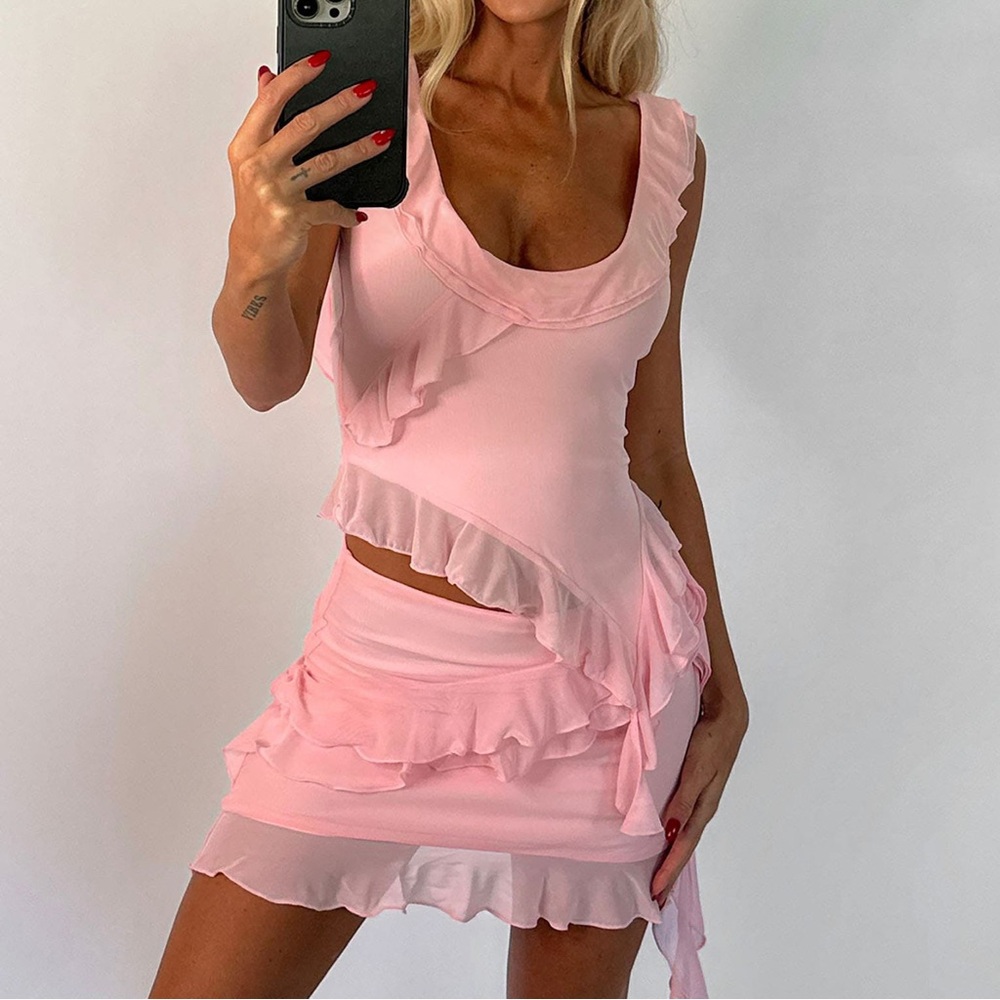 Tiger Mist Stormi Skirt in Pink size Large